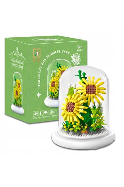 Other Flower Bouquet Construction Bricks Set Flower In A Dome 590 pcs.