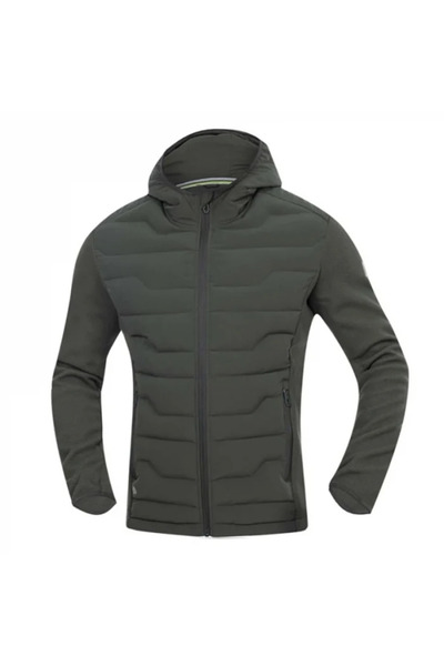 ardon Jacheta de iarna cu gluga kaki, 88% nailon, 12% spandex, NYPAXX