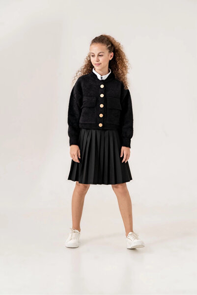 LOCO LOCO 9-14 years old bearded bomber black jacket