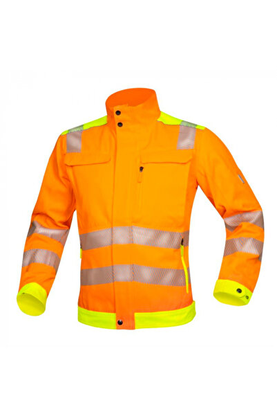 ardon Men's reflective orange work jacket, orange color, Signal