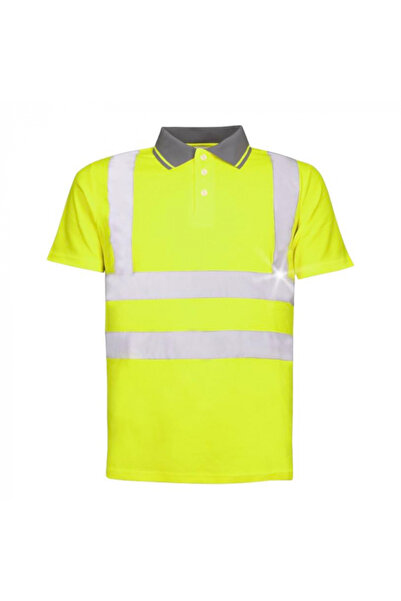 ardon Tricou polo reflectorizant cu maneca scurta, culoarea galben, REF 201
