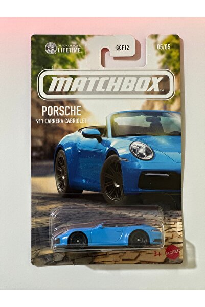 Matchbox Porsche 911 cabrio race car tekli araba