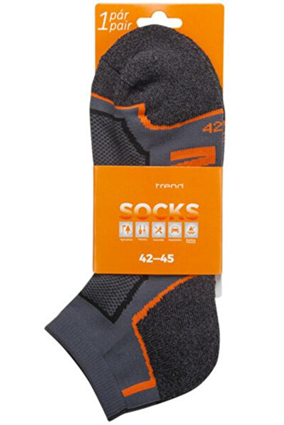 ardon Sosete pentru vreme racoroasa gri-portocaliu, COOLMAX