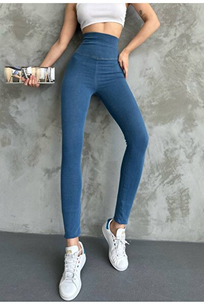 WOMKA Women's Full Lycra Denim Leggings