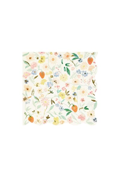 Meri Meri - Χαρτοπετσέτες με σχέδιο λουλουδιών (L) (Συσκευασία 16 τεμαχίων)