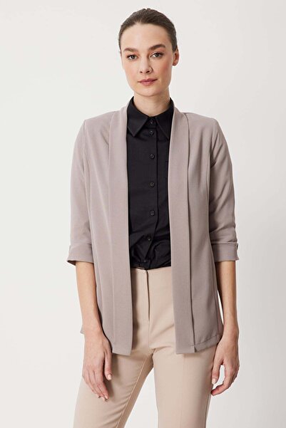 Mi Pret a Porter Mi Şal Yaka Yan Cepli Ceket