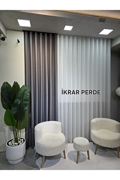 ikrarperde Keten Dokulu Fon Perde S Pile 1x3 Sık Pile