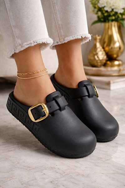 Babetty Anatomical Soft Daily Sabo Slippers with Closed Front and Massage Soles