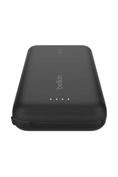 Belkin BC BPB021 10000 mah Entegre Kablolu Taşınabilir Şarj Cihazı Siyah