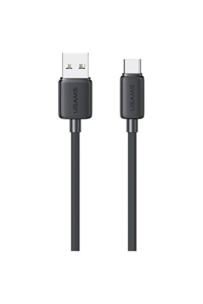 Usams SJ698 USB-C to USB-C Cable, 3m, 3A, Black