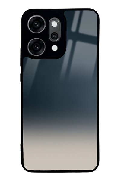 Spoyi Oppo Reno 14 Pro Mavi Geçiş Tasarımlı Glossy Telefon Kılıfı