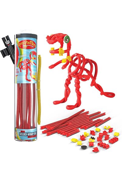 Clicstoys Building set with 34 flexible pieces - Velociraptor