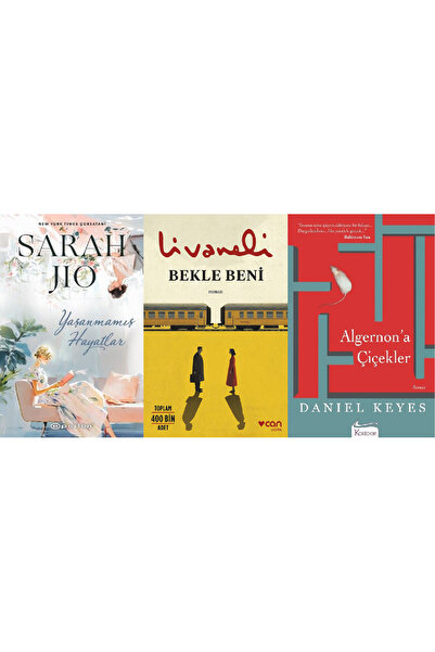 Epsilon Yayınevi Yaşanmamış Hayatlar + Bekle Beni + Algernona Çiçekler 3 Kita...