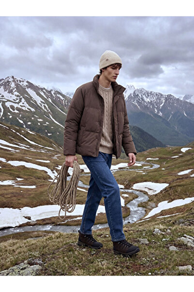 LC Waikiki بنطلون جينز رجالي شتوي من إنديجو 779 بقصة عادية مع بطانة من الصوف