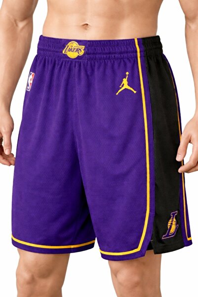 Nike Los Angeles Lakers Statement Edition Swingman Dri Fit NBA Basketball Sho...