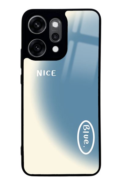 Spoyi Oppo Reno 14 Pro Nice Blue Design Glossy Phone Case