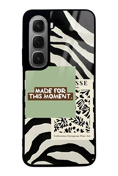 Spoyi غطاء هاتف إنفينكس هوت 60i بتصميم ماتيس أخضر لامع