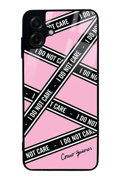 Spoyi Samsung A07 I Don'T Care Designed Glossy Phone Case