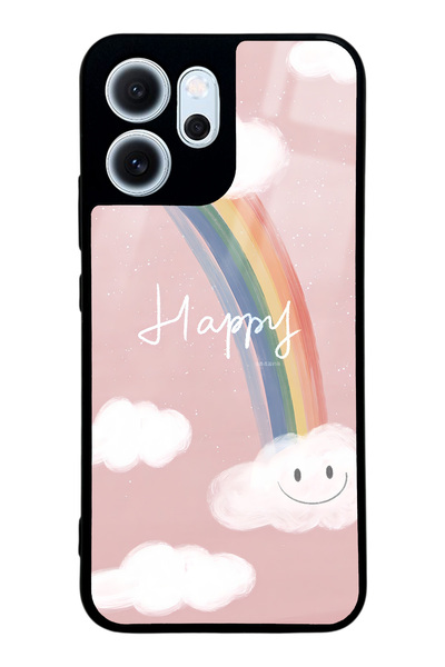 Spoyi Oppo Reno 14F Happy Cloude Design Glossy Phone Case