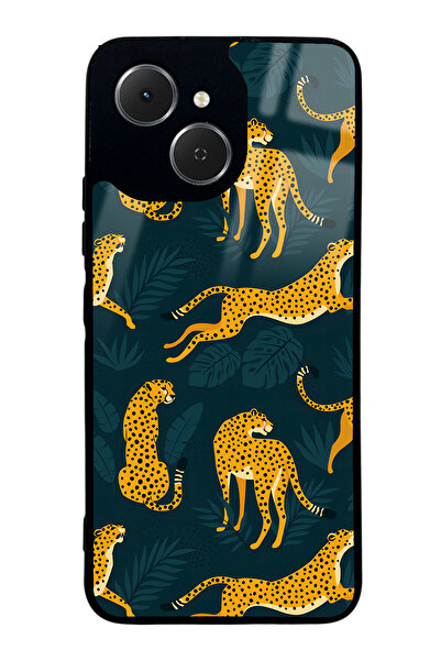 Spoyi غطاء هاتف لامع بتصميم نمط الفهد من تكنو سبارك 40 سي