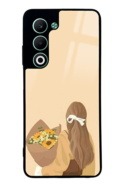 Spoyi حافظة هاتف لامعة بتصميم فلورال جيرل لهاتف أوبو A5 5G