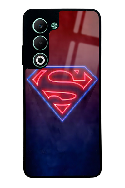 Spoyi Oppo A5 5g Neon Superman Design Glossy Phone Case