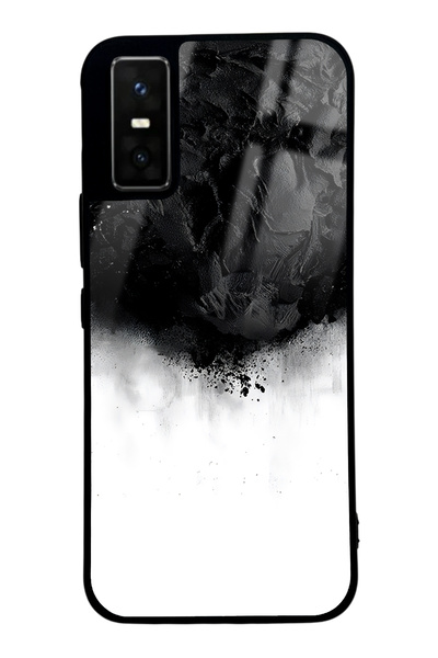 Spoyi İnfinix GT 30 Pro Siyah duman Tasarımlı Glossy Telefon Kılıfı