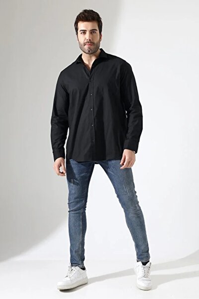 Corradeo Giyim Ανδρικό πουκάμισο Luci Oxford από ύφασμα με μακριά μανίκια - Κ...