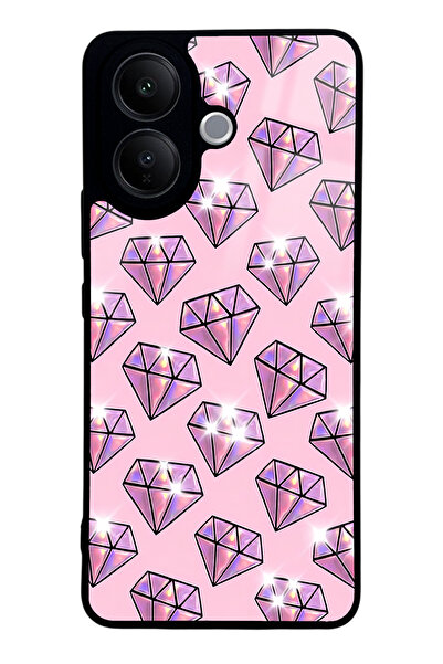 Spoyi Vivo V60 Lite Diamond Tasarımlı Glossy Telefon Kılıfı