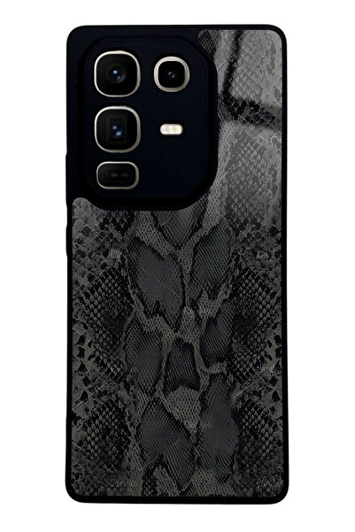 Spoyi İnfinix Note 50 Pro Yılan Derisi Tasarımlı Glossy Telefon Kılıfı