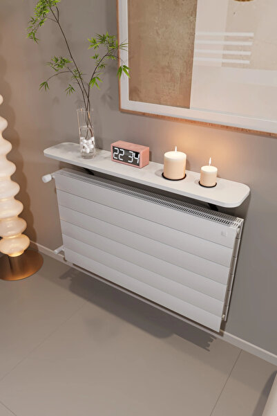 ED PET DİZAYN Petek Üstü Dresuar Dekoratif Uçan Raf Kalorifer Peteği Rafı 100 Cm