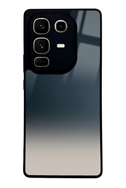 Spoyi İnfinix Note 50 Pro Mavi Geçiş Tasarımlı Glossy Telefon Kılıfı