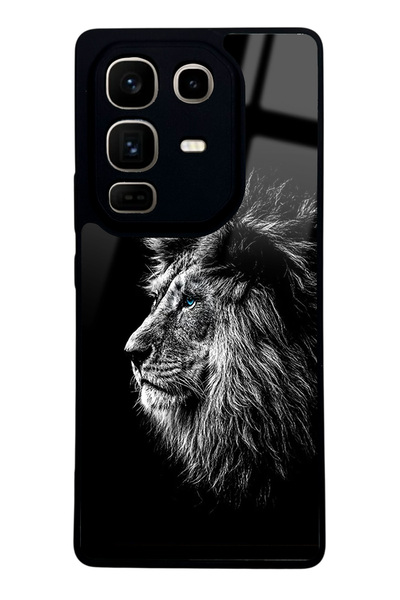 Spoyi غطاء هاتف إنفينكس نوت 50 برو بتصميم أسد لامع