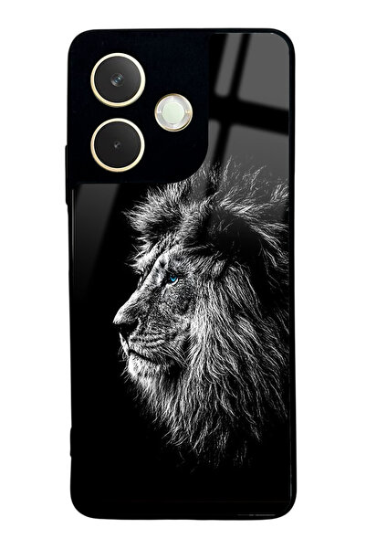 Spoyi Oppo A5 Pro Aslan Tasarımlı Glossy Telefon Kılıfı