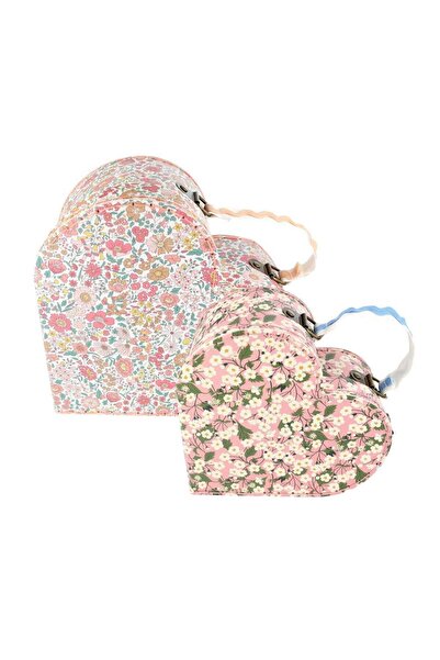 Meri Meri x Liberty - Τσάντες Καρδιάς - 2 Τεμάχια