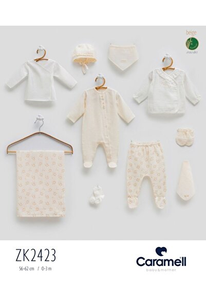 Caramell My Baby Kumsal Muslin Suit 10 Pcs Hospital Release 2423