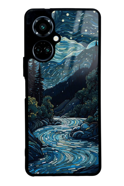 Spoyi حافظة هاتف تكنو كامون 19 نايت ديزاين لامعة