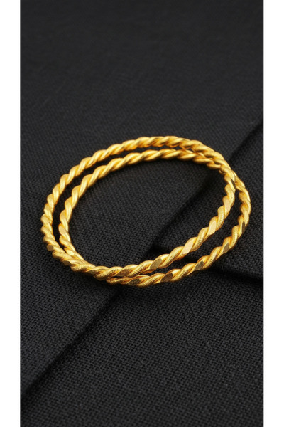 CİHAN GOLD 10 Gr (gram) 22 Ayar Işçiliksiz Paftalı Burma Bilezik