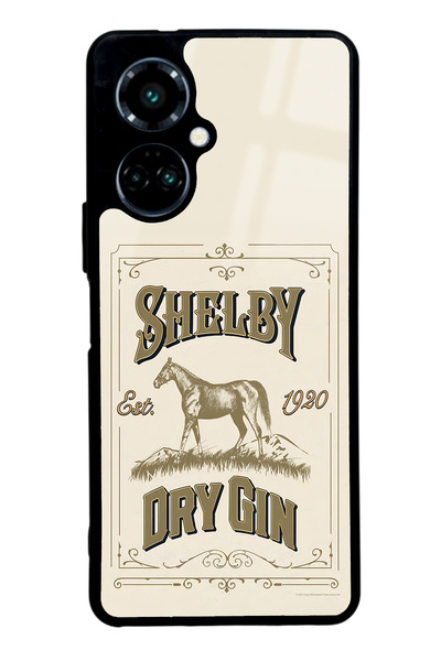 Spoyi Tecno Camon 19 Glossy Phone Case with Peaky Blinders Shelby Dry Gin Design