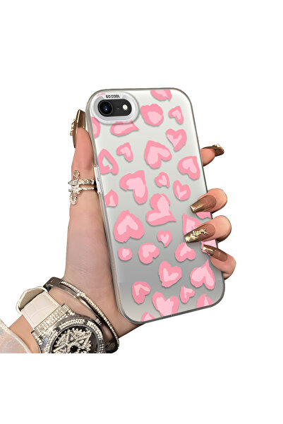 ucuc iPhone 7/8/Se 2020 2022 Compatible Hard Acrylic Back Silicone Edge Lens ...