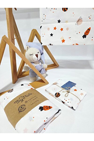 tiny plans Elastic Baby Sheet - Pillowcase Set 70x120 cm