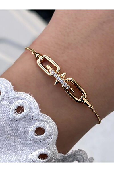 FERRO Yellow Steel Women's Bracelet Frjw10011A-B 2 Year Warranty Gift Boxed