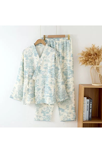 delis Women's "Velvet Calm" two-piece pajamas