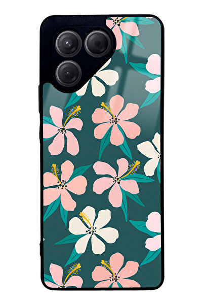 Spoyi حافظة هاتف تكنو بوفا 7 لامعة بتصميم أزهار الورد