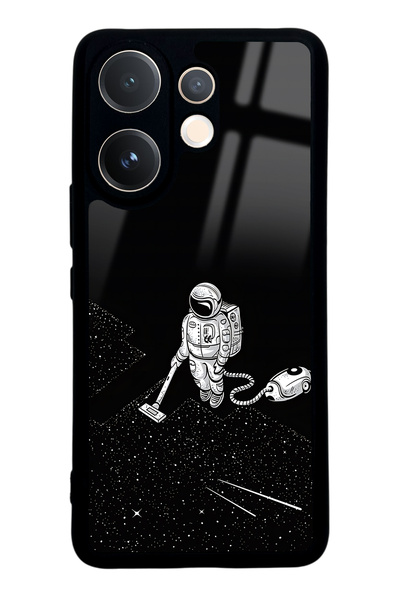 Spoyi حافظة هاتف لامعة بتصميم تاتيانا للفضاء من فئة رواد الفضاء من فيفو V60