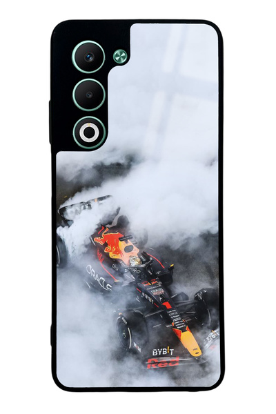 Spoyi Oppo A5 5G Formula 1 Tasarımlı Glossy Telefon Kılıfı