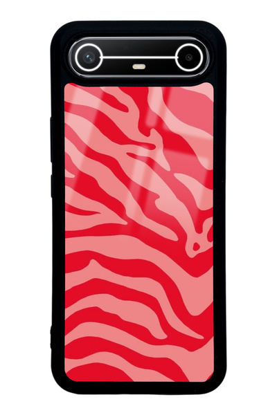 Spoyi حافظة هاتف تكنو سبارك سليم بتصميم الحمار الوحشي الأحمر اللامع