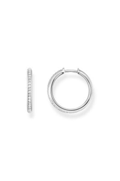Thomas Sabo CR 673-051-14 Silver Hoop Earrings Pavé Silver 20,0 mm Ladies