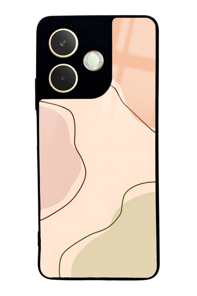 Spoyi Oppo A5 Pro Glossy Phone Case with Nude Colors Design