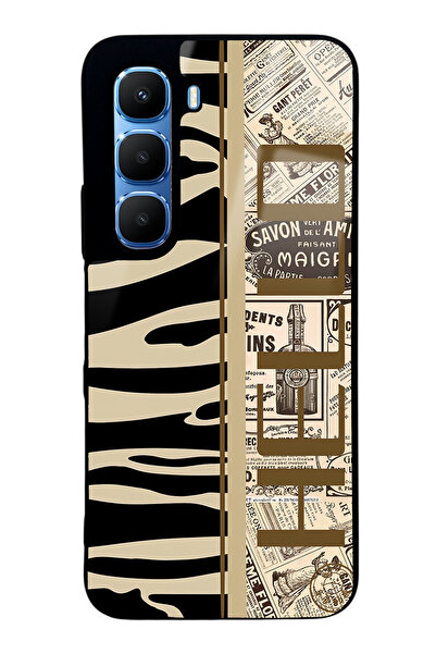 Spoyi غطاء هاتف لامع بتصميم جريتشر زيبرا من إنفينكس هوت 60